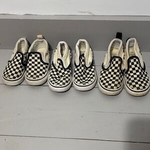 Toddler Vans 3 pairs